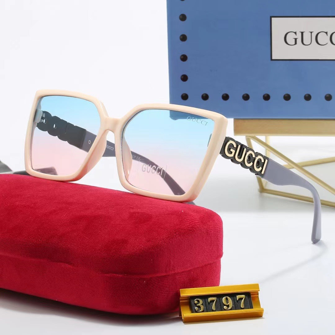 [Luxe]Oversized Square Sunglasses-With Gift Box