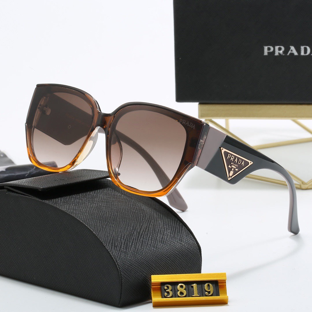 [Luxe]Thick Frame Retro Sunglasses