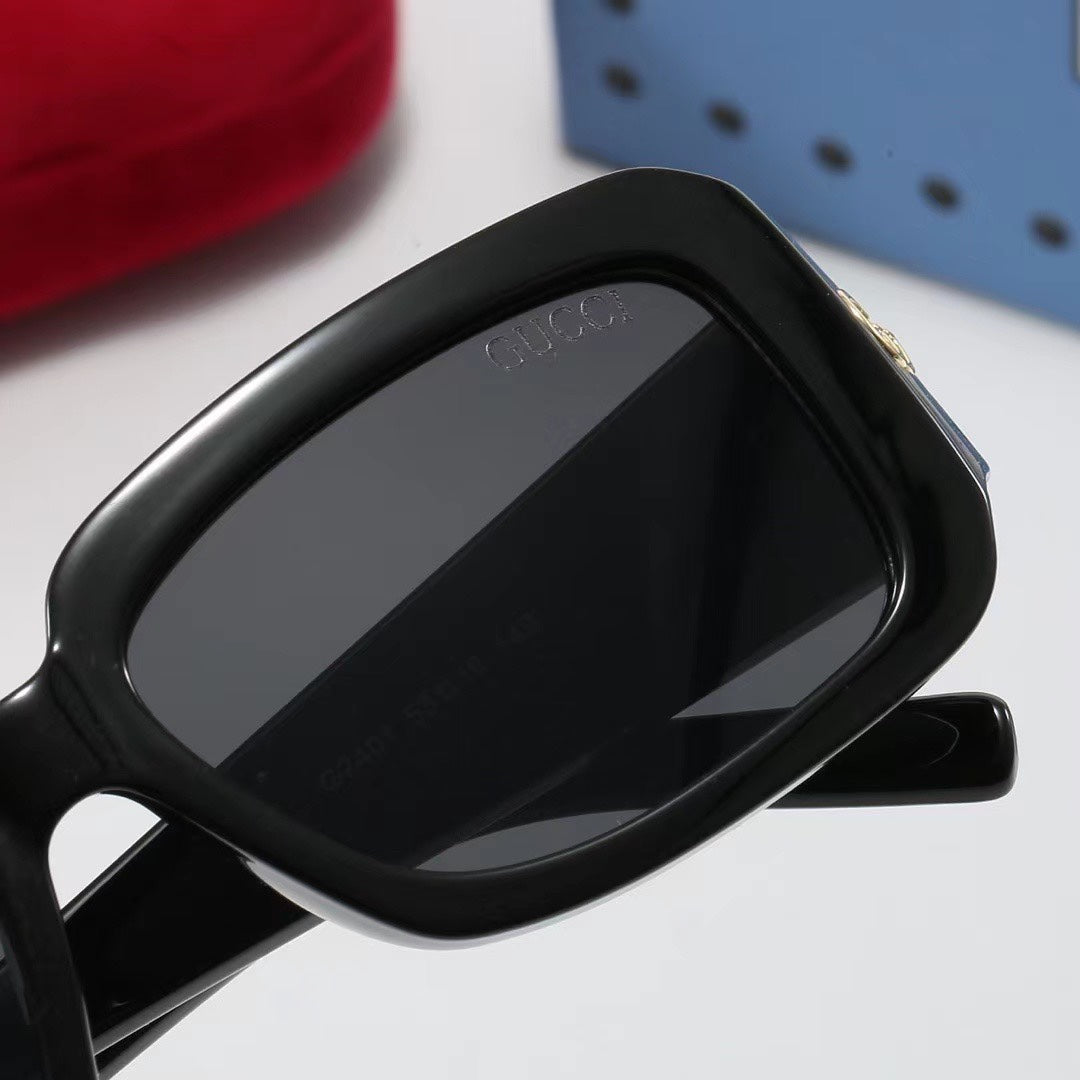 [Luxe]Chunky Frame Retro Sunglasses-With Gift Box
