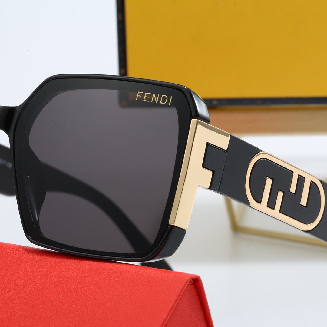 [Luxe]Large Frame Sunglasses-With Gift Box