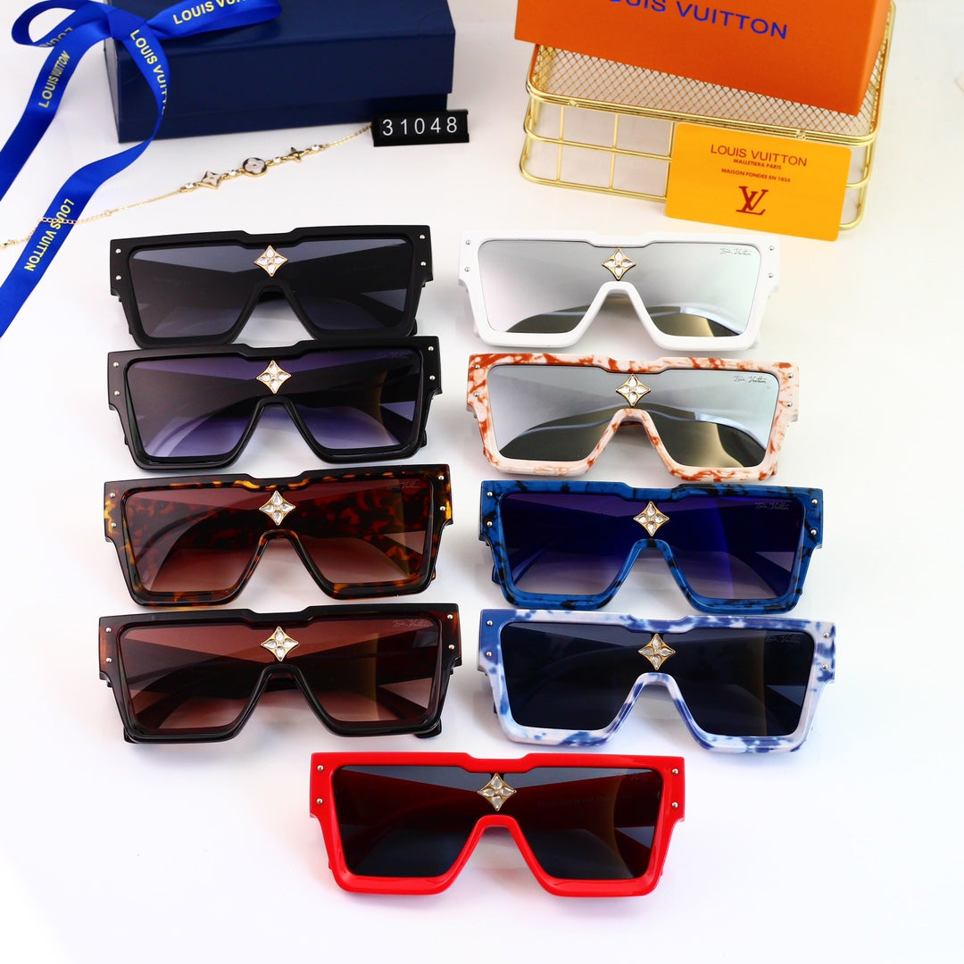 [Luxe]Chunky Frame  Cool Sunglasses-With Gift Box