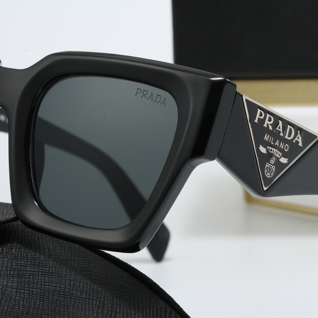 [Luxe]Thick Frame Sunglasses-With Gift Box