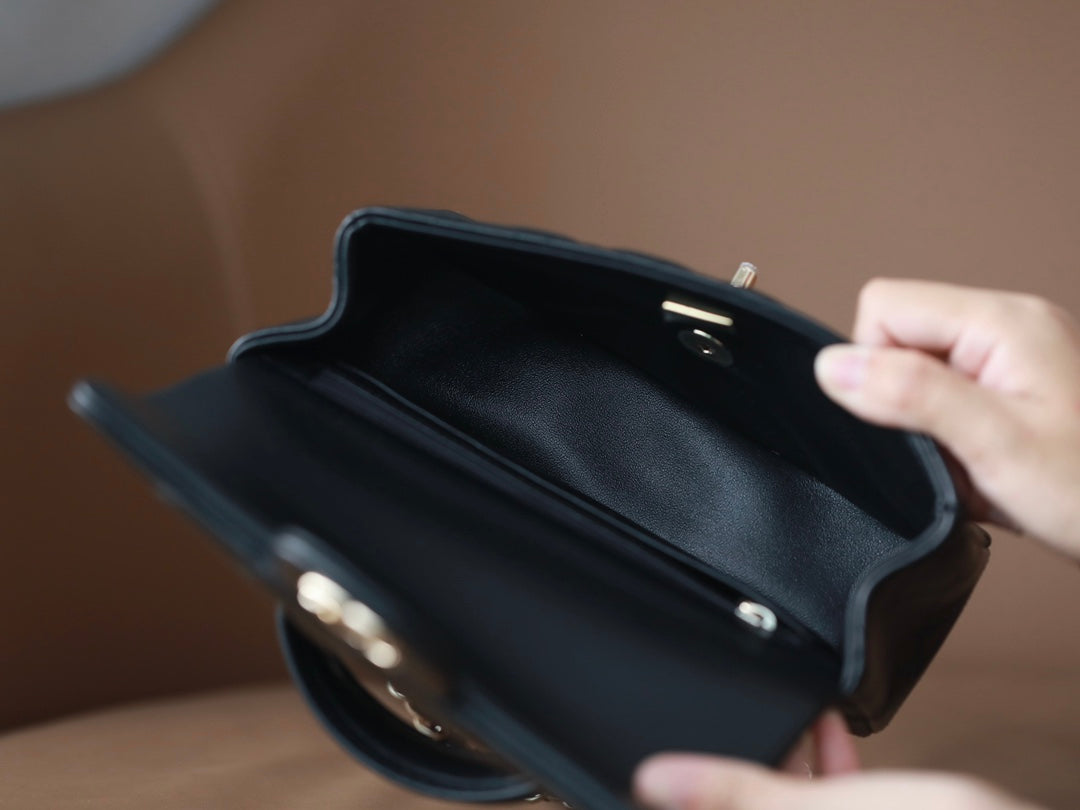 [Luxe]0528 Mini Rectangular Flap with Top Handle