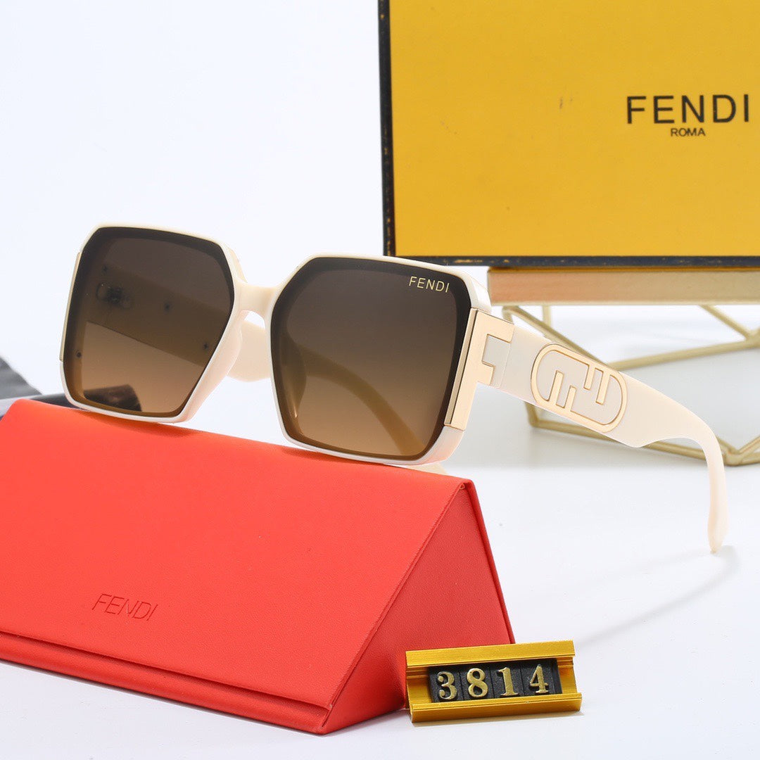 [Luxe]Large Frame Sunglasses-With Gift Box