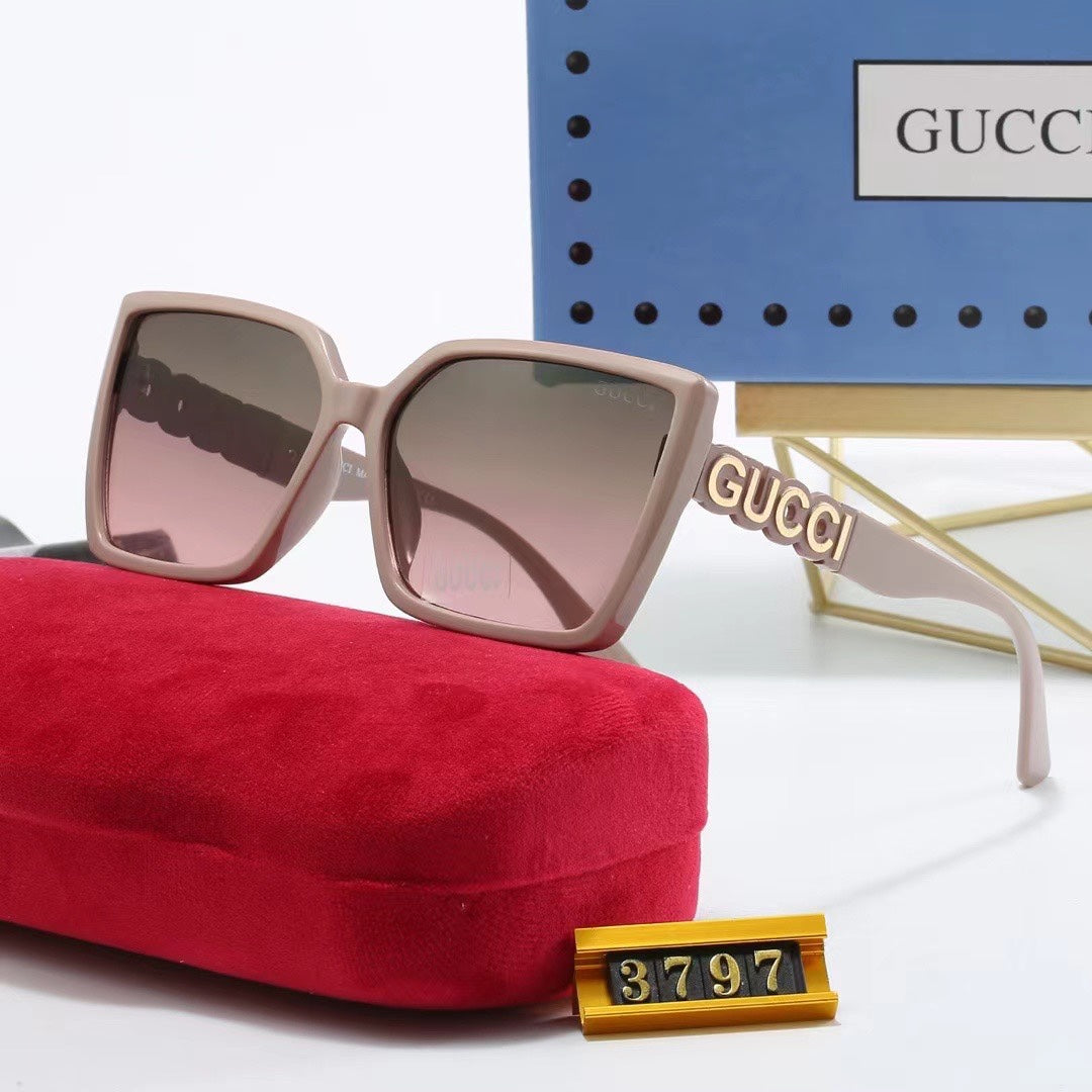 [Luxe]Oversized Square Sunglasses-With Gift Box