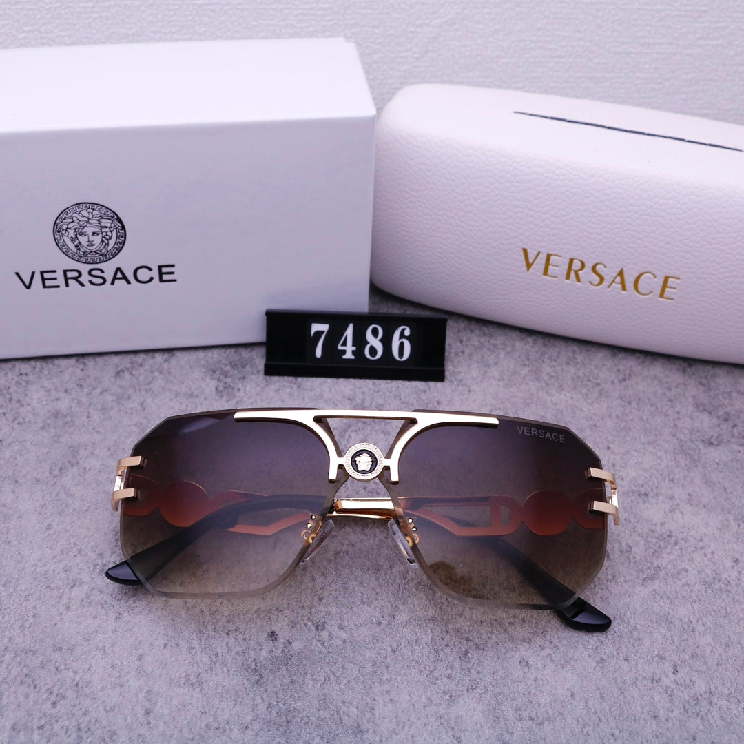 [Luxe]Stylish Medusa Rimless Sunglasses 7486