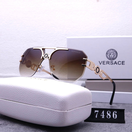[Luxe]Stylish Medusa Rimless Sunglasses 7486