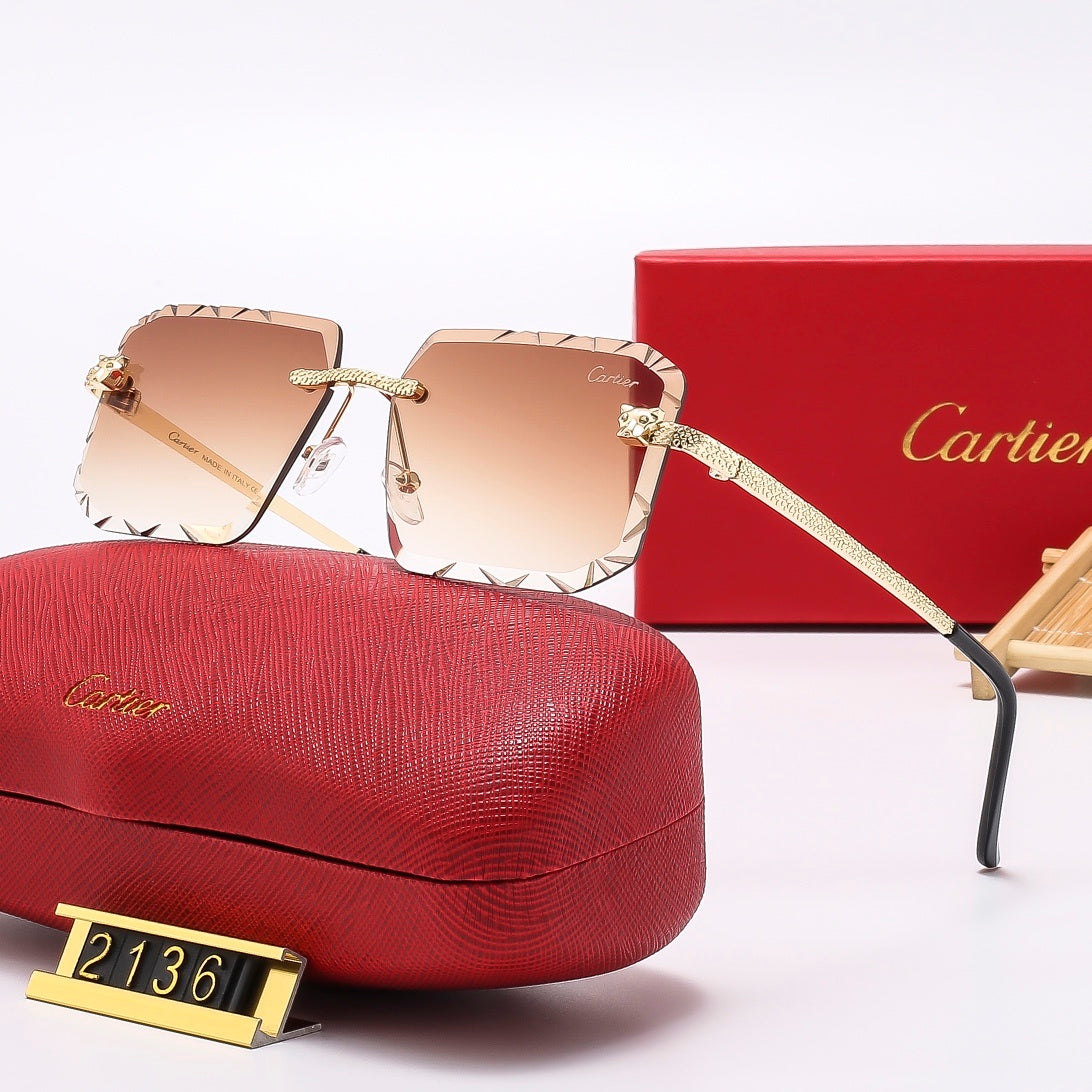 [Luxe]Fashion hot 5 color sunglasses 2136