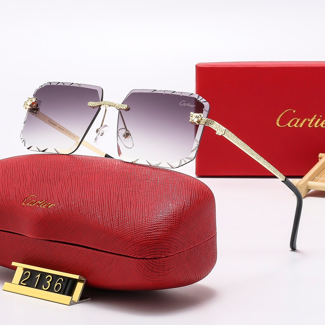 [Luxe]Fashion hot 5 color sunglasses 2136