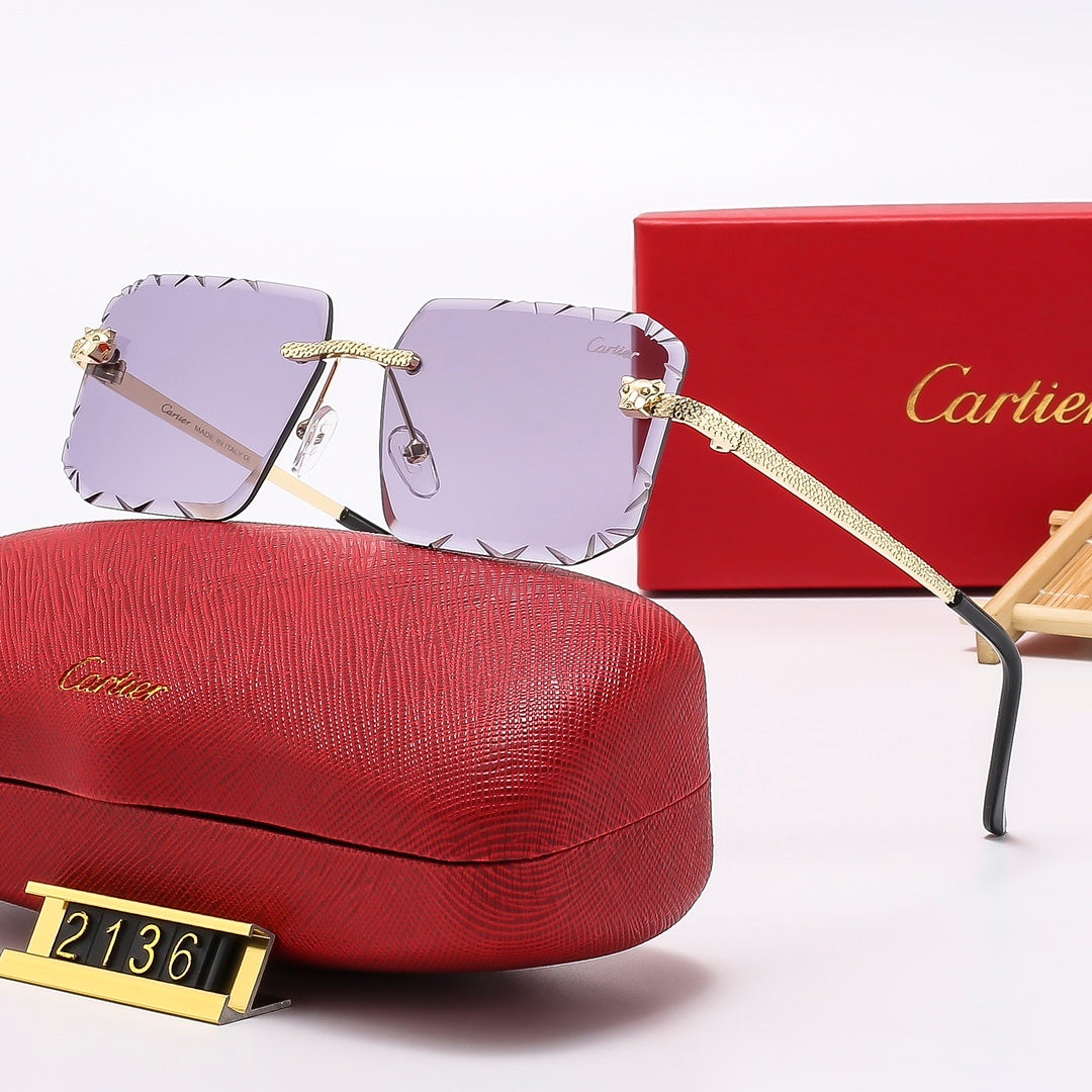 [Luxe]Fashion hot 5 color sunglasses 2136
