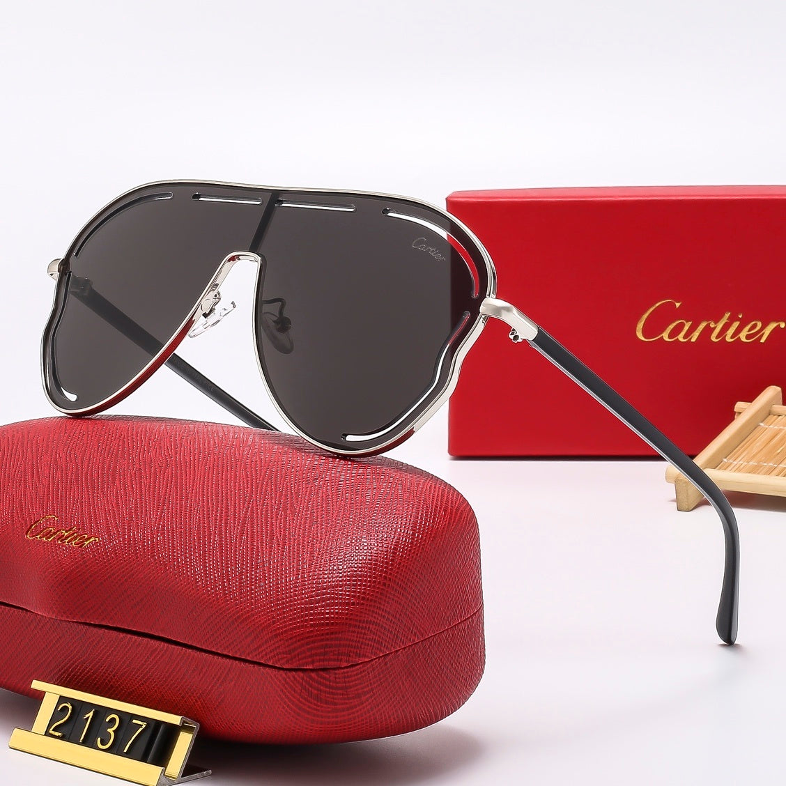 [Luxe]Fashion hot 6 color sunglasses 2137