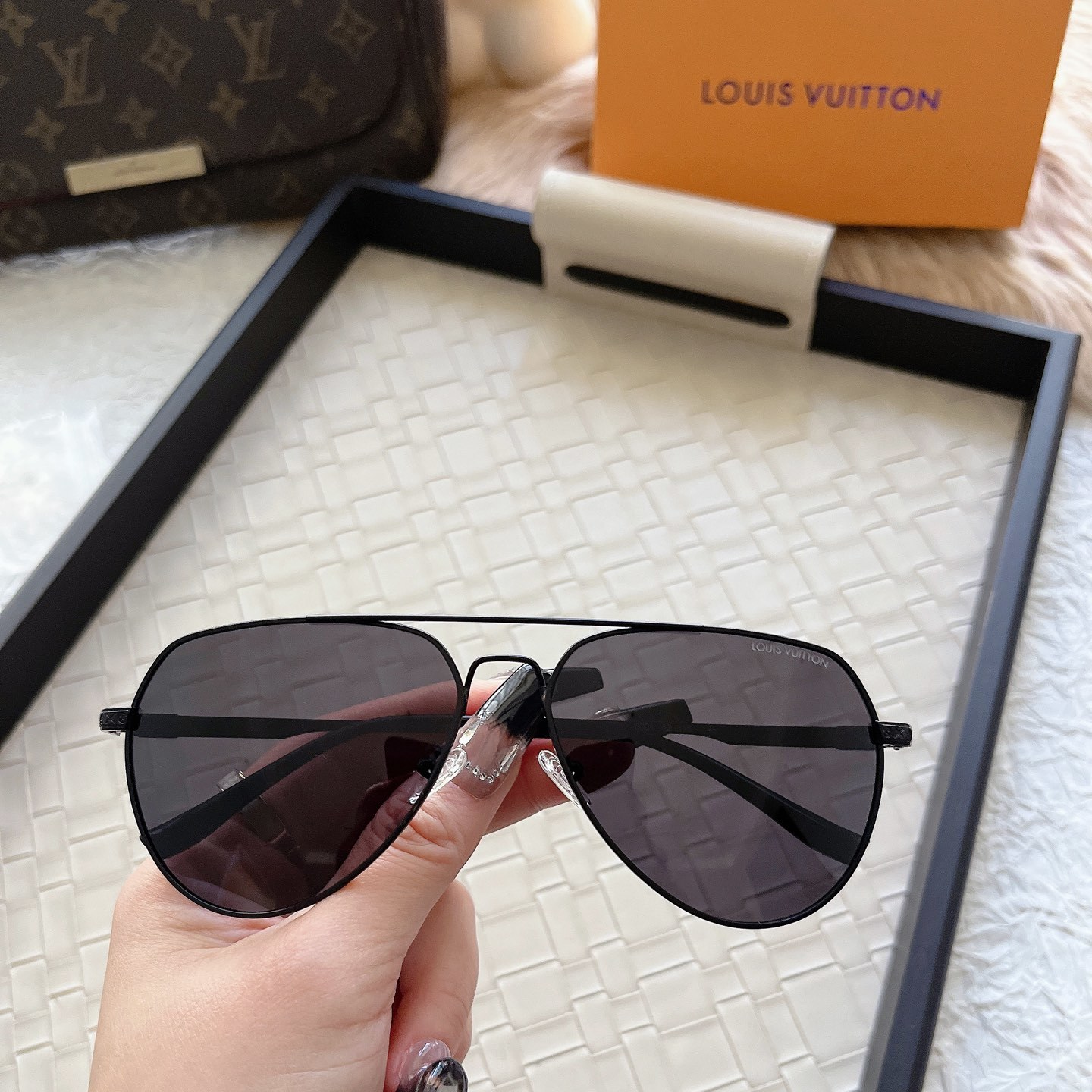 [Luxe]Fashion hot 3 color sunglasses 6031