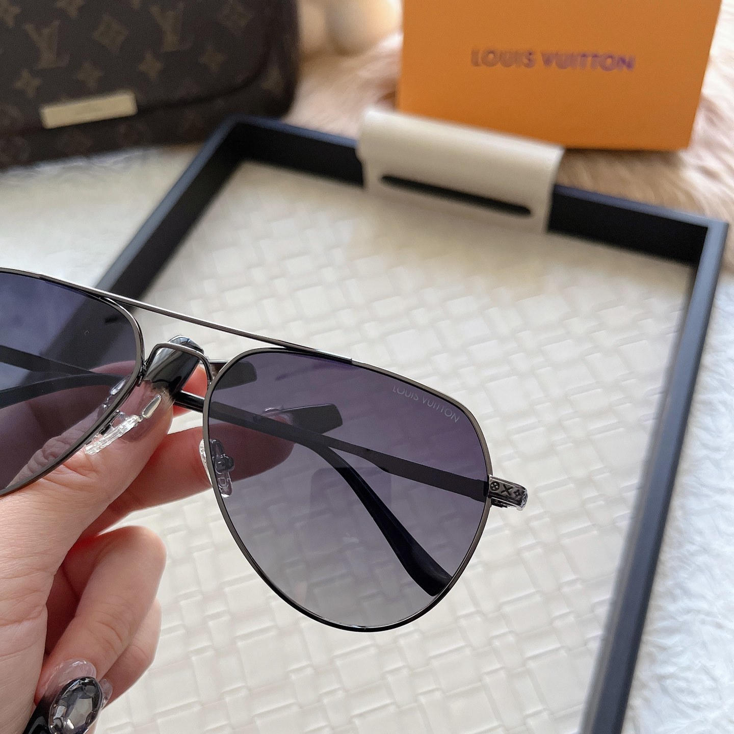 [Luxe]Fashion hot 3 color sunglasses 6031