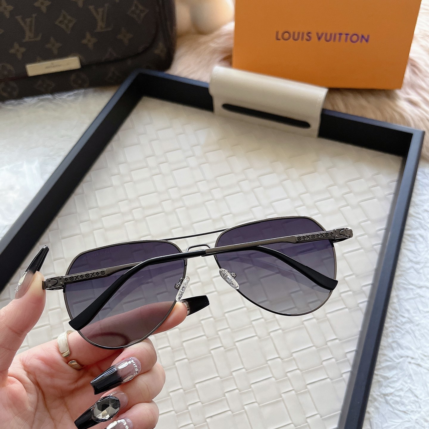 [Luxe]Fashion hot 3 color sunglasses 6031