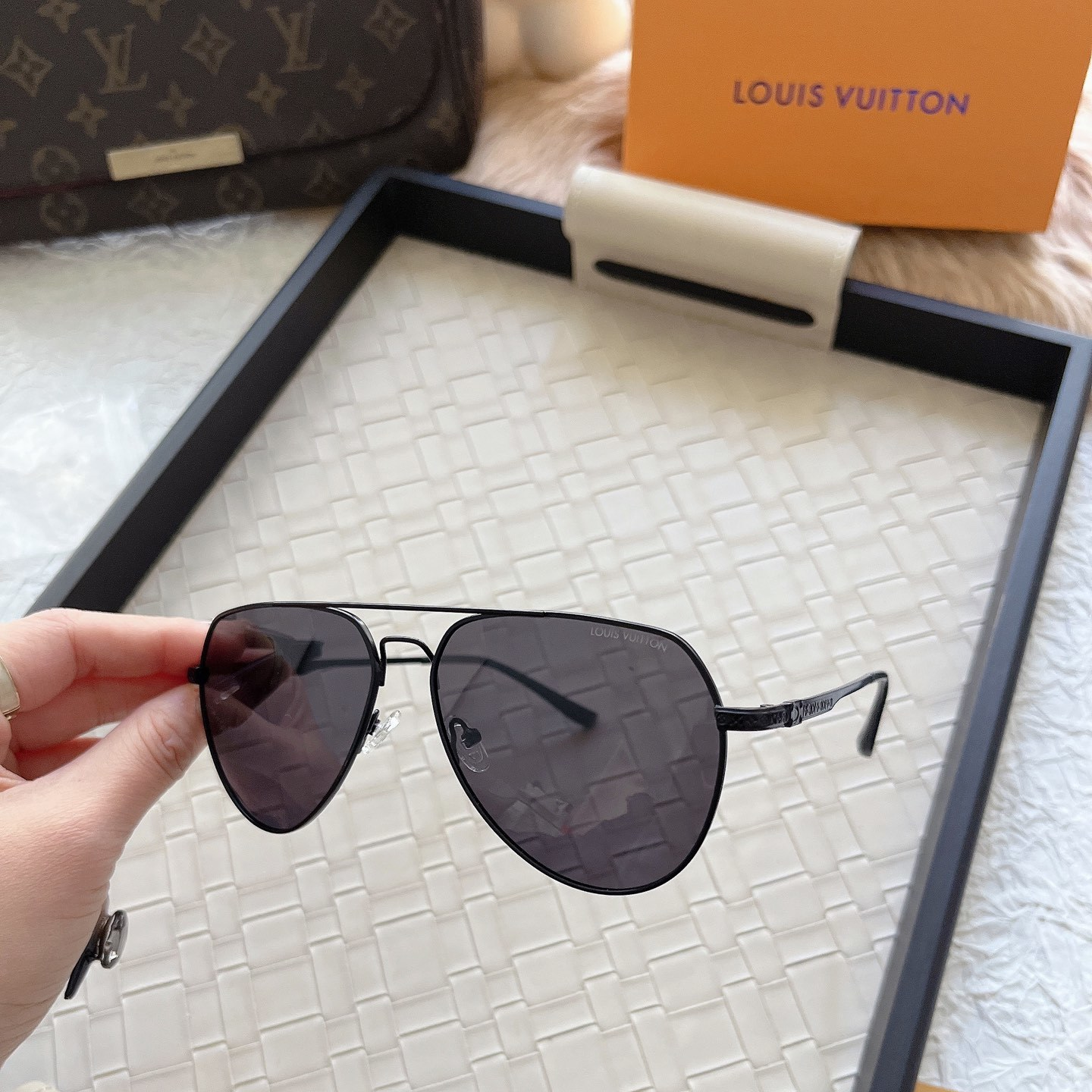 [Luxe]Fashion hot 3 color sunglasses 6031