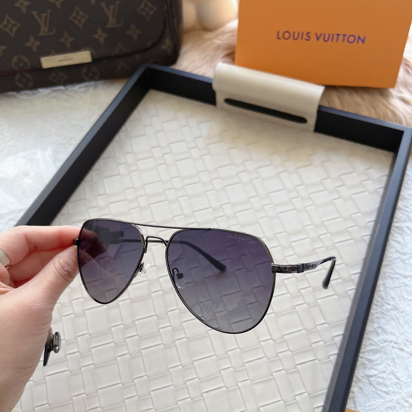 [Luxe]Fashion hot 3 color sunglasses 6031