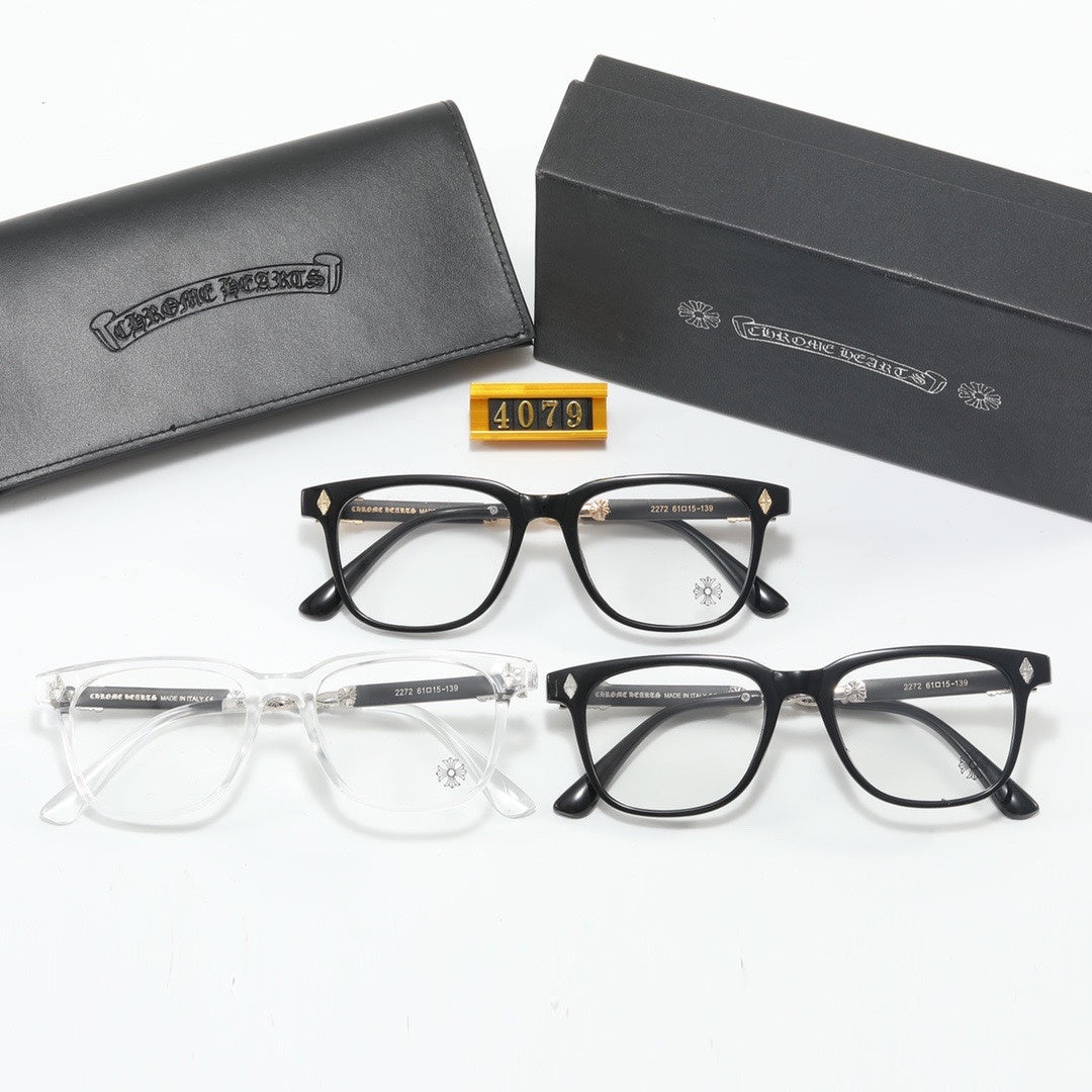 [Luxe]Fashion hot 3 color plain glasses 4079