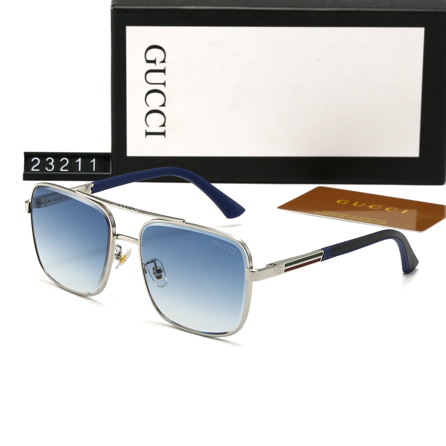 [Luxe]Fashion Polarized Metal Sunglasses 23211