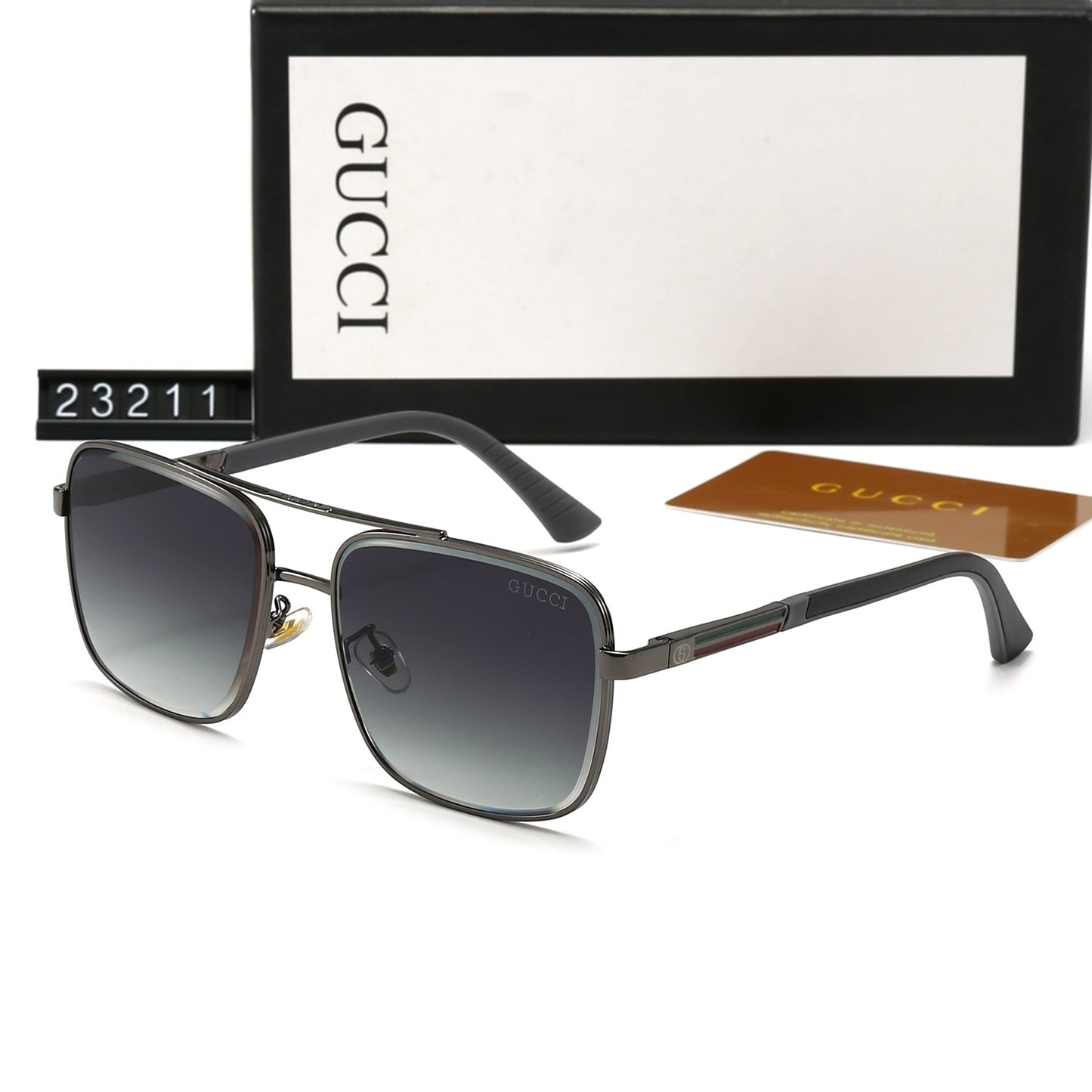 [Luxe]Fashion Polarized Metal Sunglasses 23211