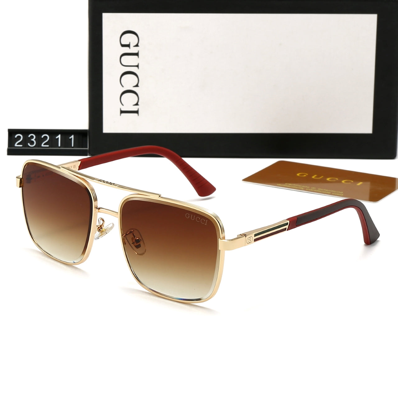 [Luxe]Fashion Polarized Metal Sunglasses 23211