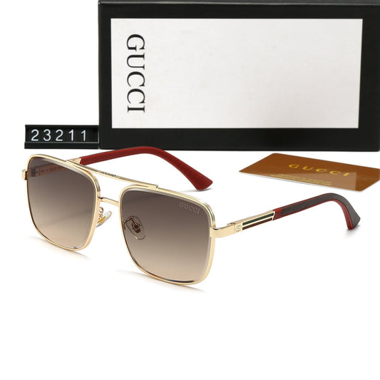 [Luxe]Fashion Polarized Metal Sunglasses 23211