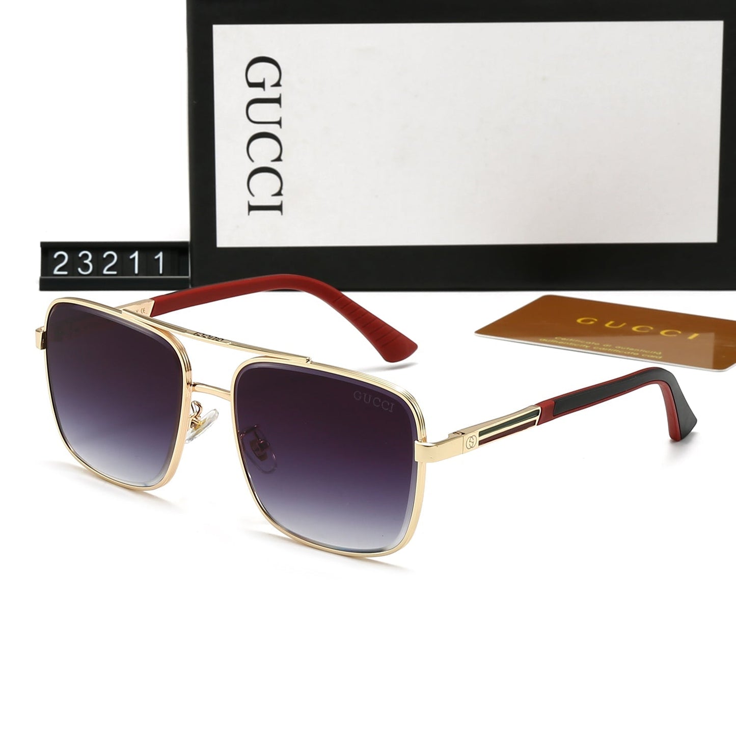 [Luxe]Fashion Polarized Metal Sunglasses 23211